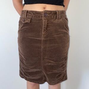 Rewind vintage corduroy pencil skirt